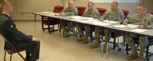 army promotion board